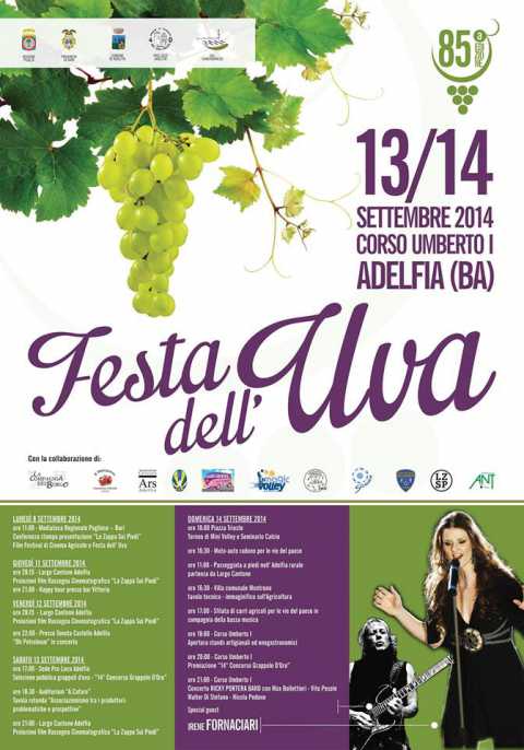 Adelfia, 85^ edizione della ''Festa dell'uva''