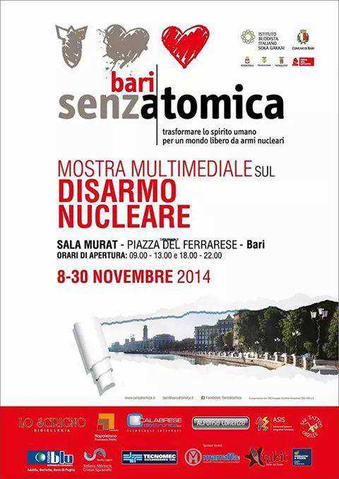 Bari, ''SenzAtomica'': mostra multimediale sul disarmo nucleare