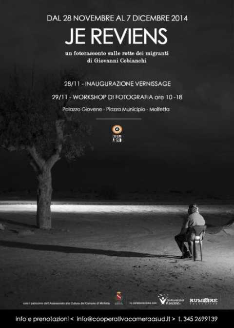 Molfetta, ''Je reviens'': mostra fotografica di Giovanni Cobianchi