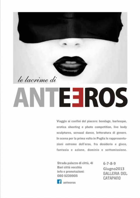 Bari, ''Le lacrime di Anteros'': l'eros  protagonista nella Galleria del Catapano