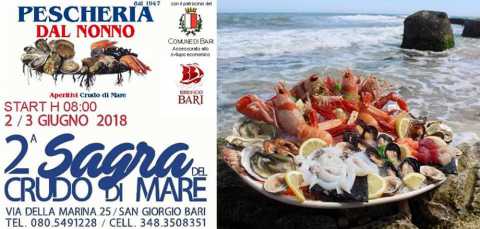 Bari, sul Lungomare San Giorgio torna la ''Sagra del crudo di mare''
