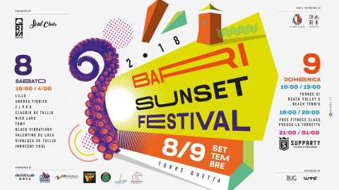 Bari Sunset Festival, a Torre Quetta due giorni di giochi, musica e sport