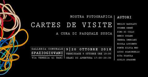 Bari, Cartes de visite: a Spaziogiovani mostra degli 