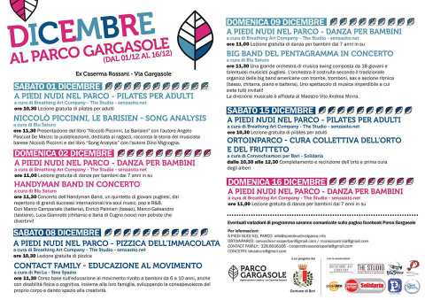 Bari, al Parco Gargasole due mattinate tra pilates, danza, libri e musica