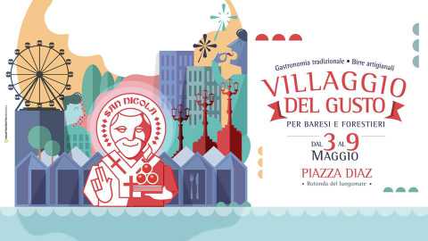 Bari, Villaggio del gusto: in piazza Diaz la festa della gastronomia tradizionale