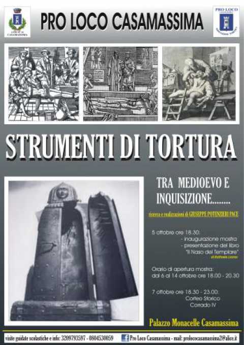 Casamassima, Strumenti di tortura tra Medio Evo e Inquisizione