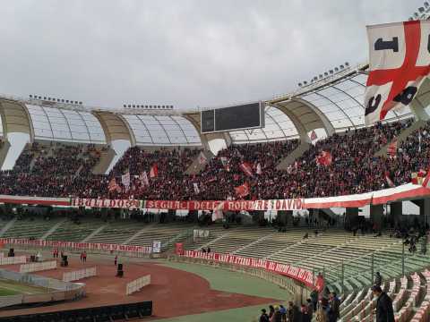 Latina-Bari: al San Nicola tre maxi schermi per seguire la trasferta
