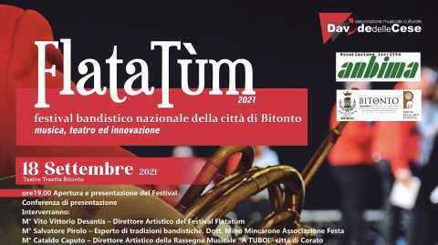 Bitonto, torna il ''FlataTm'': il tradizionale festival bandistico