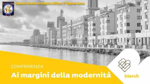 Bari, si chiude il Biarch: visite, mostre e un concerto al Palazzo dell'Aeronautica