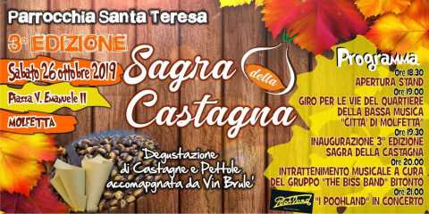 Molfetta, ''Sagra della Castagna'': in piazza degustazioni e musica