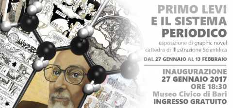 Bari, ''Il sistema periodico'' di Primo Levi raccontato a fumetti: mostra al Museo civico
