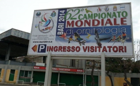 Campionato mondiale di ornitologia: 27mila uccelli nella Fiera del Levante