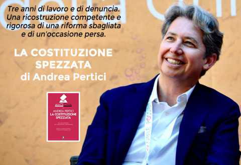 Bari, Andrea Pertici presenta ''La Costituzione spezzata'' alla Feltrinelli
