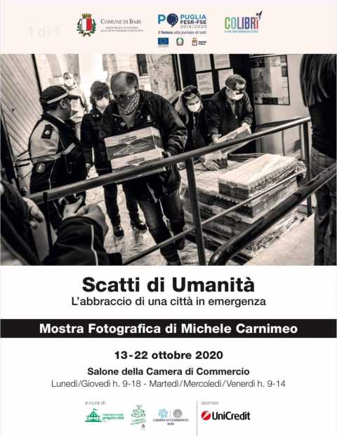 Bari, Scatti di Umanit: la mostra fotografica sul lockdown barese