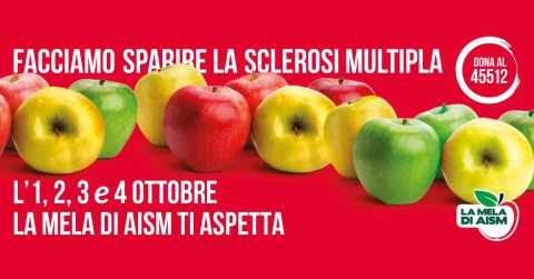 Bari, torna La Mela di Aism: il gesto solidale per sconfiggere la sclerosi multipla