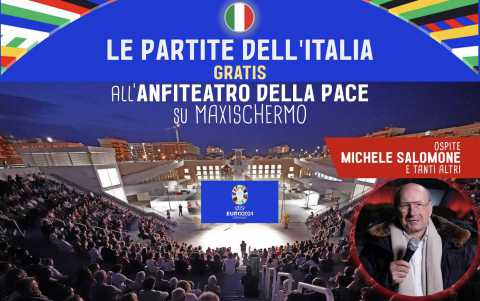 Bari, Europei 2024: le partite dell'Italia sul maxischermo dell'Anfiteatro della Pace