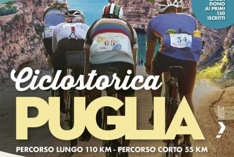 Polignano, parte la ''Ciclostorica Puglia'': 110 km in sella alle biciclette storiche 