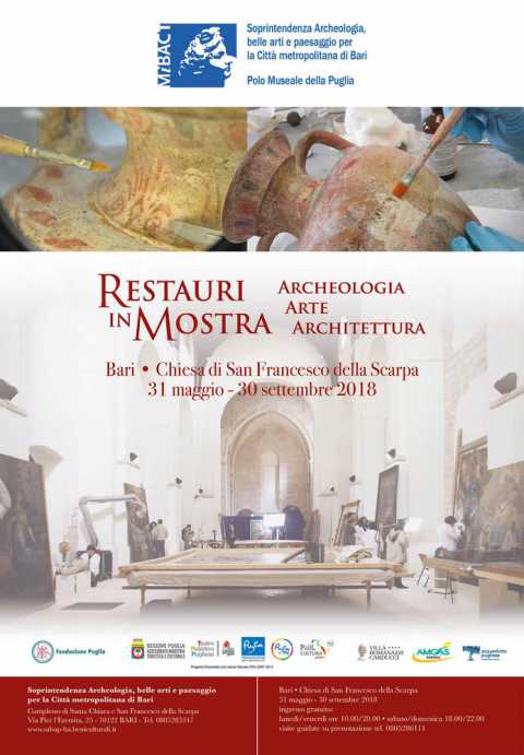 Bari, ''Restauri in mostra'': visite guidate a San Francesco della Scarpa