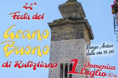 Rutigliano, Festa del Grano Buono: nel centro storico degustazioni, musica e danze popolari
