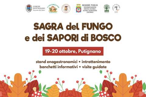 Putignano, ''Sagra del fungo'': due serate di gastronomia, musica e visite