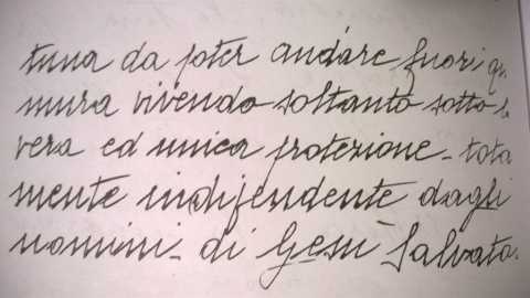 La bella grafia? Per persone ''piatte'': Il creativo scrive male