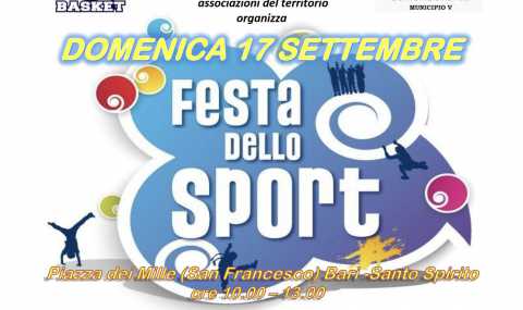 Bari, a Santo Spirito arriva la Festa dello Sport tra volley, basket, yoga e karate