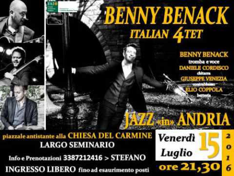 Andria, i Benny Benack Italian 4tet in concerto alla Chiesa del Carmine