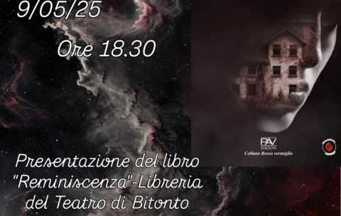 Bitonto, la presentazione del volume ''Reminiscenza'' di Mariangela Carbonara