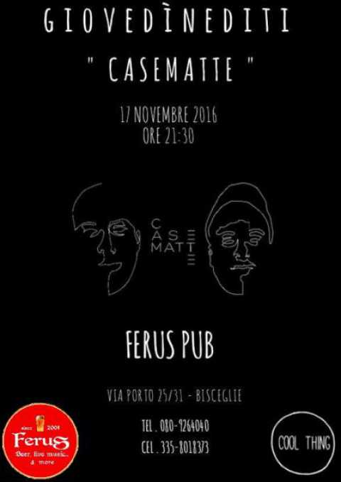 Bisceglie, i Casematte in concerto al Ferus pub