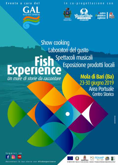 Fish Experience, a Mola una settimana di enogastronomia, arte e spettacoli