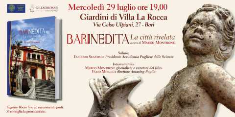 Bari, Villa La Rocca: presentazione di ''Bari inedita-La citt rivelata''
