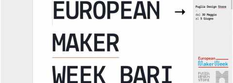 Bari, ''European maker week'': tecnologia e innovazione protagonisti nello Spazio Murat