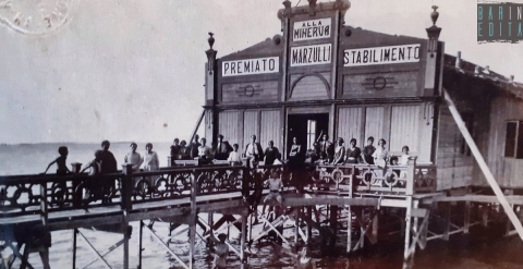 La storia dello stabilimento "Marzulli Alla Minerva": la più elegante baracca balneare di Bari