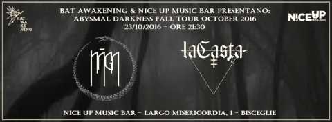 Bisceglie, le band metal Naga e La Casta in concerto al Nice Up Music Bar