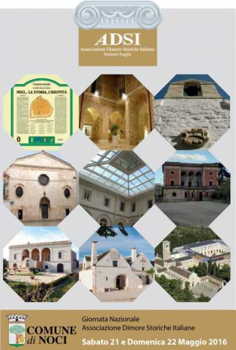 Noci, ''Giornata nazionale delle dimore storiche'': visite guidate in 9 luoghi culturali