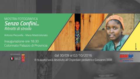 Bari, ''Senza confini'': mostra fotografica di Antonio Pecorella e Mario Mastrodonato 
