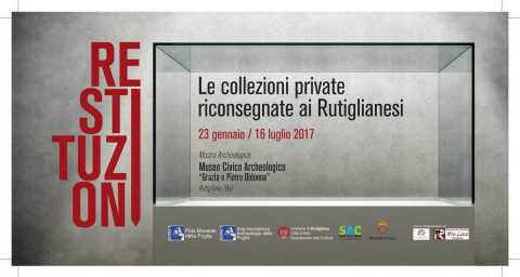 Rutigliano, ''Restituzioni'': mostra di reperti storici al Museo Archeologico