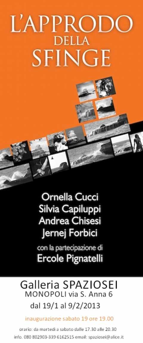 Monopoli, ''L'approdo della sfinge'': collettiva d'arte moderna e contemporanea