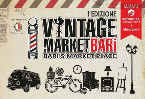 Bari, ''Vintage market'': al Palamartino antiquariato, dj set e street food