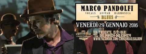 Bari, il Marco Pandolfi duo in concerto al Crossroad saloon