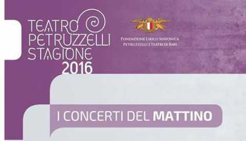 Bari, ''I concerti del mattino'': 3 appuntamento con la musica classica al Petruzzelli