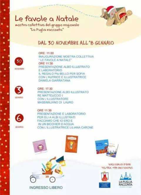 Bari, mostra di illustrazioni ''Le favole a Natale''