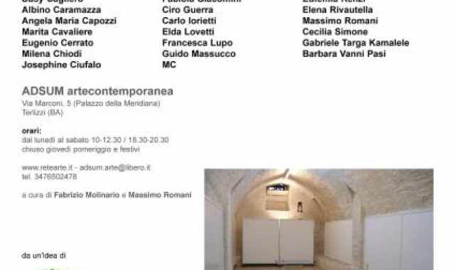 Terlizzi, ''Freehand'': collettiva d'arte alla Galleria ADSUM