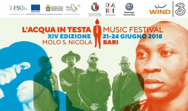 Bari, L'acqua in testa: concerti gratis tra Boomdabash, rap e ritmi afro