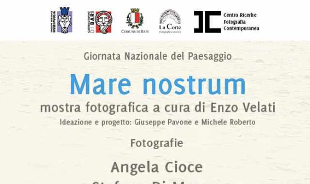 Bari, Giornata Nazionale del Paesaggio: al Castello Svevo la mostra ''Mare nostrum''