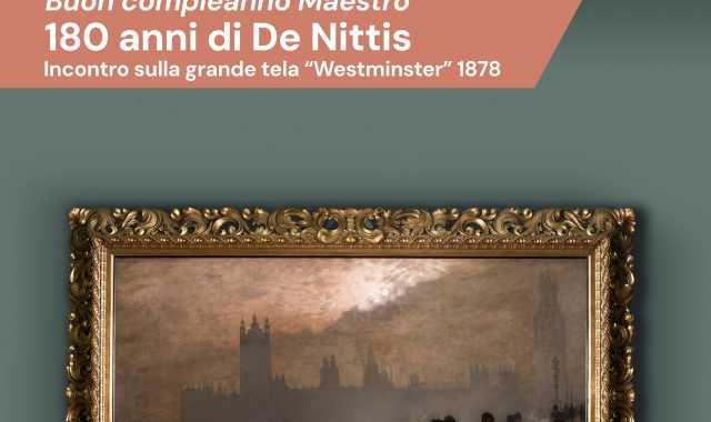Bari, per i 180 anni di De Nittis esposta la tela ''Westminster''