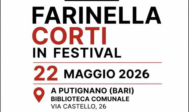 Putignano, nasce il ''Farinella Corti in Festival'': il cinema breve incontra la tradizione