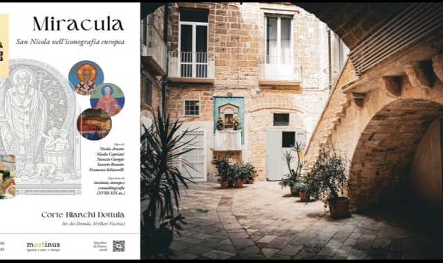 Bari, nella Corte Bianchi Dottula la mostra d'arte ''Miracula''