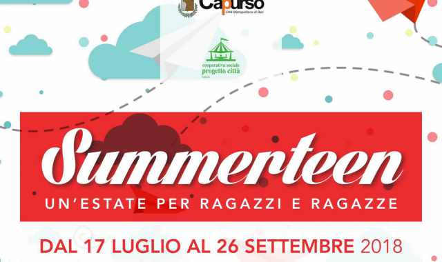 Capurso, Summerteen: un'estate di eventi e attivit per ragazzi