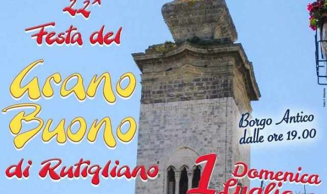 Rutigliano, Festa del Grano Buono: nel centro storico degustazioni, musica e danze popolari